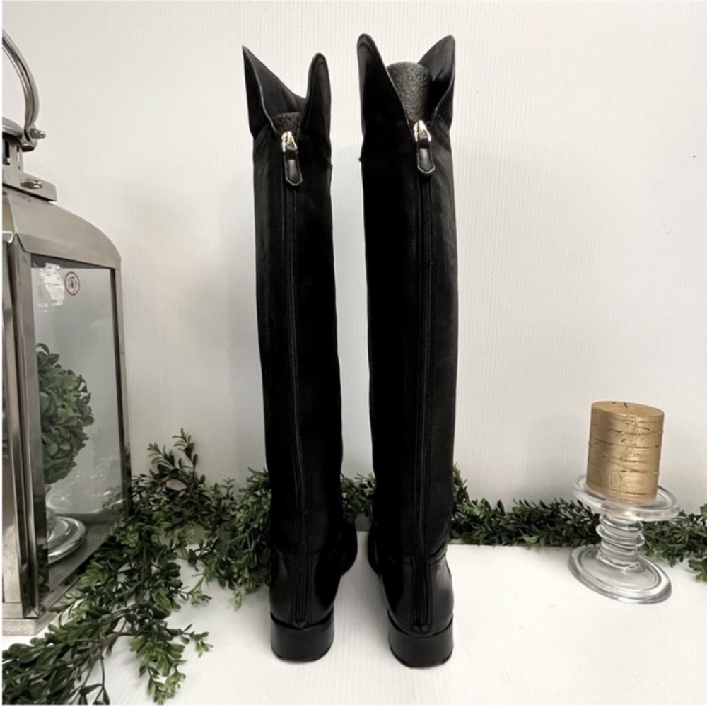 Tory Burch Simone Black Over-the-Knee Boots Size 8 - Picture 6 of 16